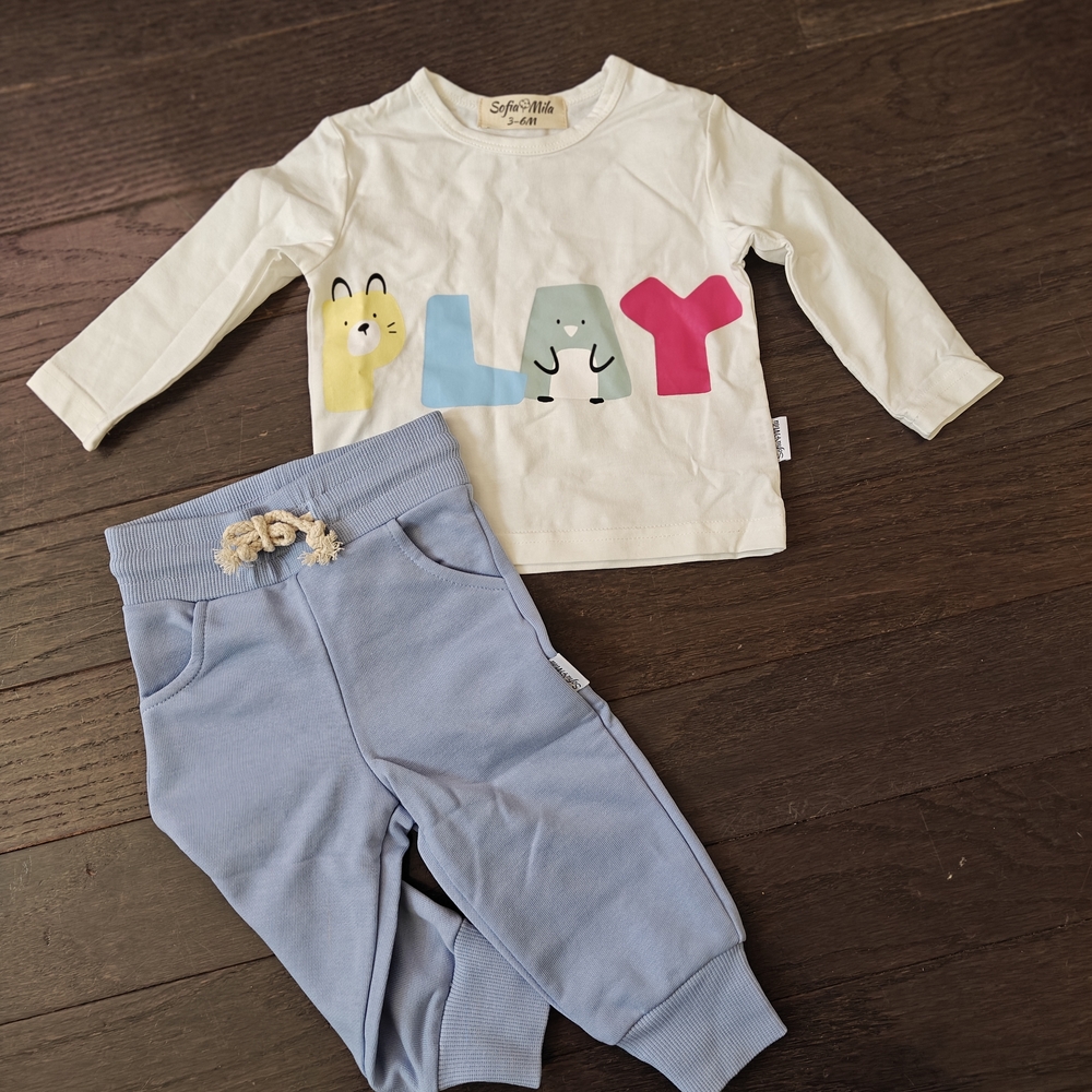 Sofia Mila Baby Boy Jogger Set